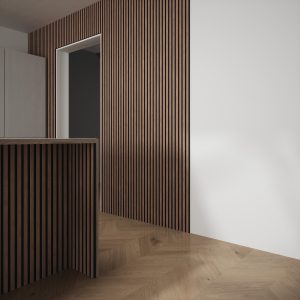 Walnut 1.2m Wall Panel