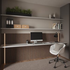 Walnut 1.2m Wall Panel