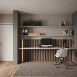 Walnut 1.2m Wall Panel
