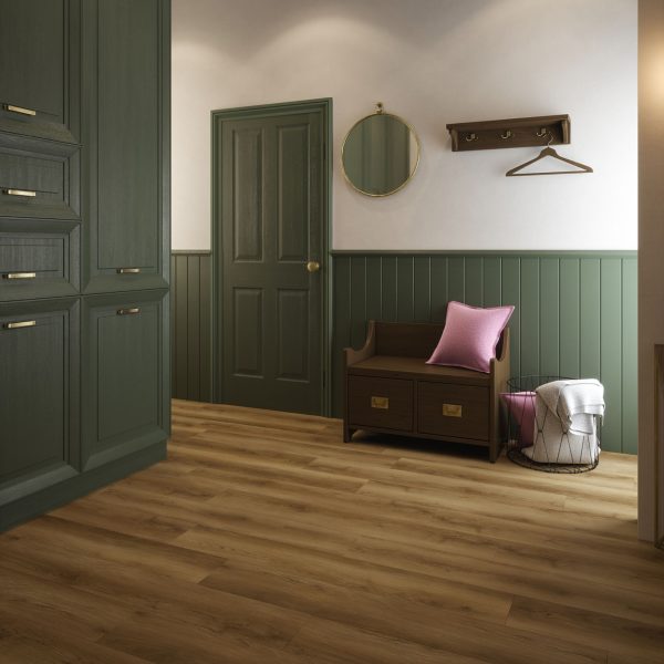 Heartwood Oak Glue Down LVT Plank - Image 2