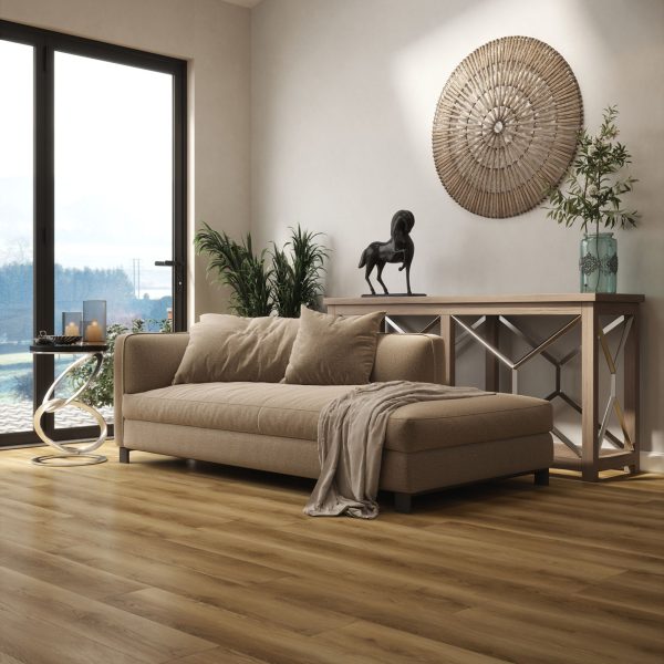 Heartwood Oak Glue Down LVT Plank - Image 4