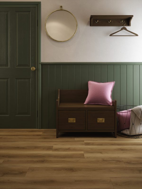 Heartwood Oak Glue Down LVT Plank - Image 2
