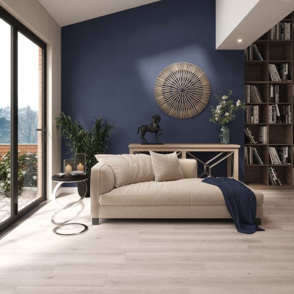 Winterfold Grey Glue Down LVT Plank