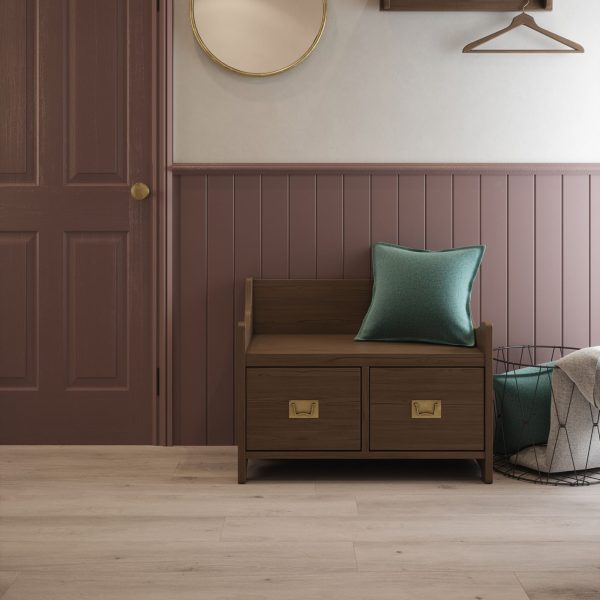 Winterfold Grey Glue Down LVT Plank - Image 5