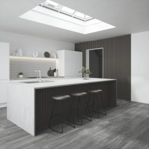 1.8m Top Cap for Alder Grey Wall Panels